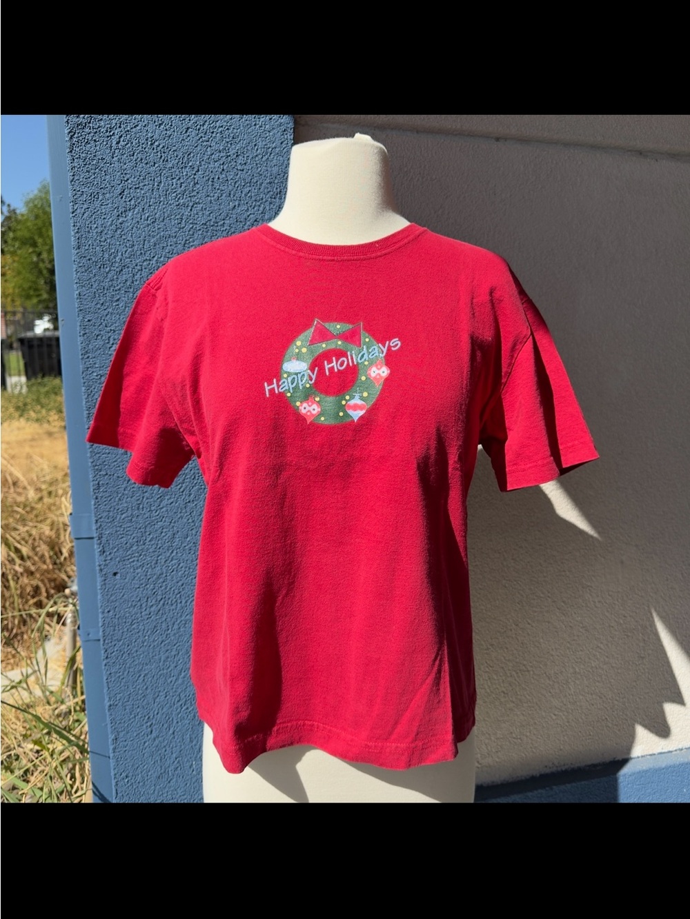 Vintage “Happy Holidays” Christmas T-Shirt